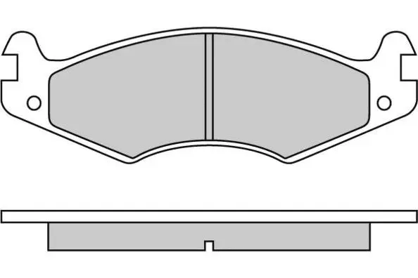 Brake Pad Set, disc brake (12-0459)