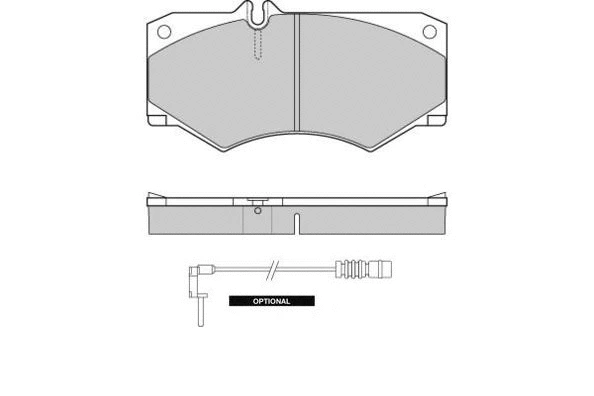 Brake Pad Set, disc brake (12-0238)
