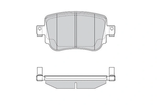 Brake Pad Set, disc brake (12-1570)