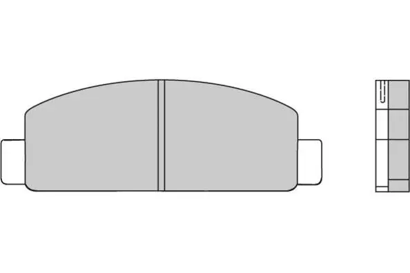 Brake Pad Set, disc brake (12-0218)