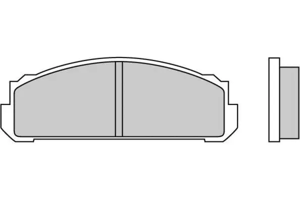 Brake Pad Set, disc brake (12-0076)