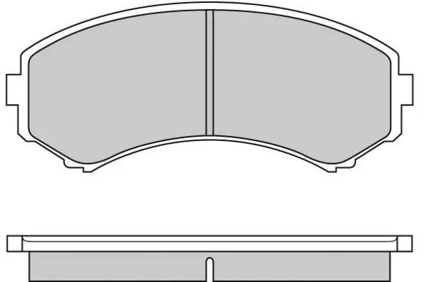 Brake Pad Set, disc brake (12-0577)
