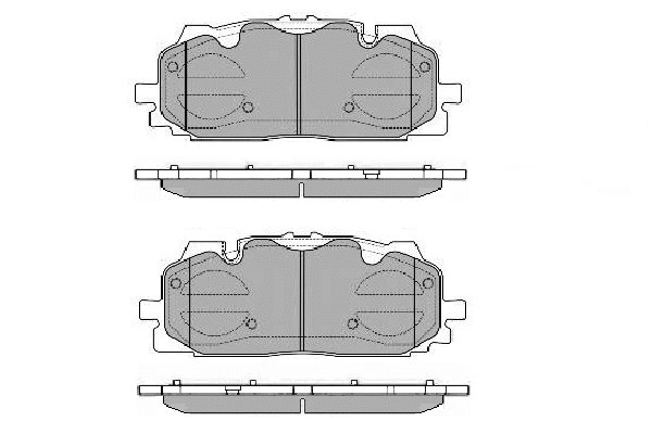 Brake Pad Set, disc brake (12-1678)