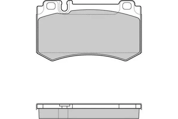 Brake Pad Set, disc brake (12-1164)
