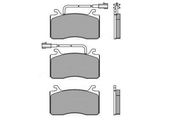 Brake Pad Set, disc brake (12-1732)
