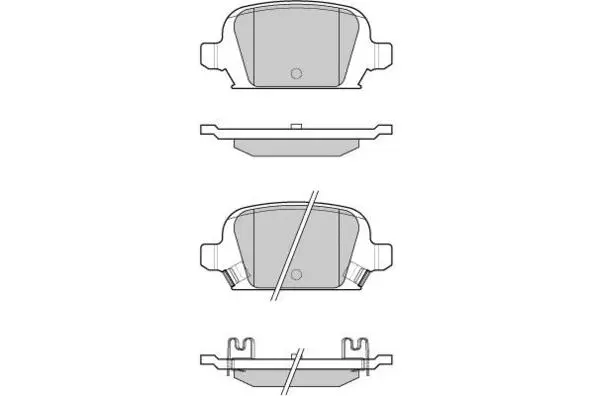 Brake Pad Set, disc brake (12-0987)