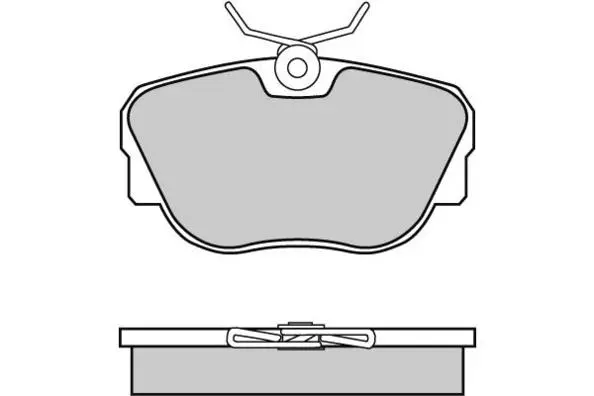 Brake Pad Set, disc brake (12-0451)