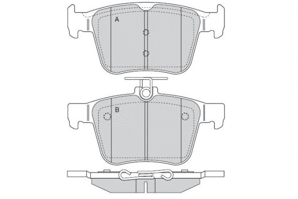Brake Pad Set, disc brake (12-1517)