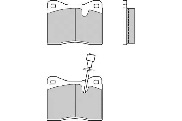 Brake Pad Set, disc brake (12-0295)