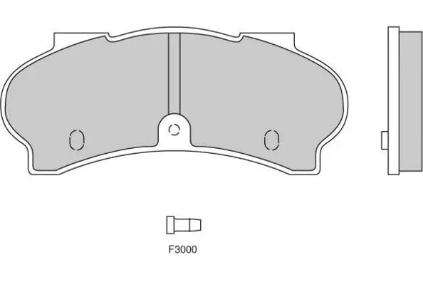 Brake Pad Set, disc brake (12-0134)