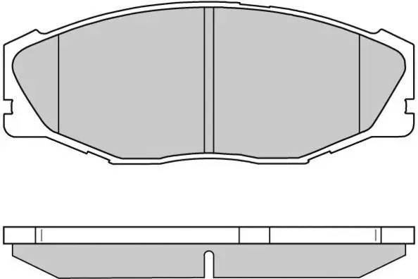 Brake Pad Set, disc brake (12-0697)