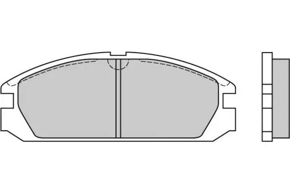 Brake Pad Set, disc brake (12-0503)