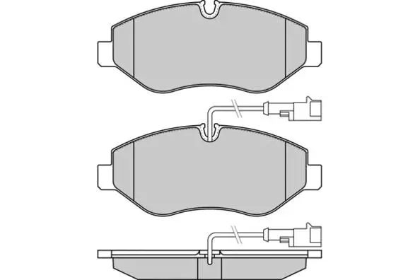 Brake Pad Set, disc brake (12-1334)