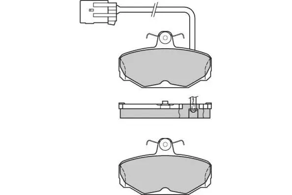 Brake Pad Set, disc brake (12-0591)