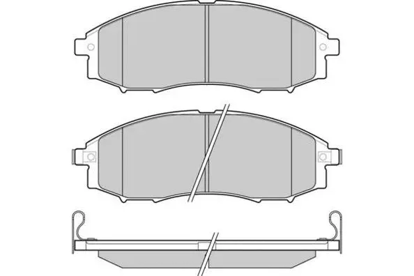 Brake Pad Set, disc brake (12-1230)