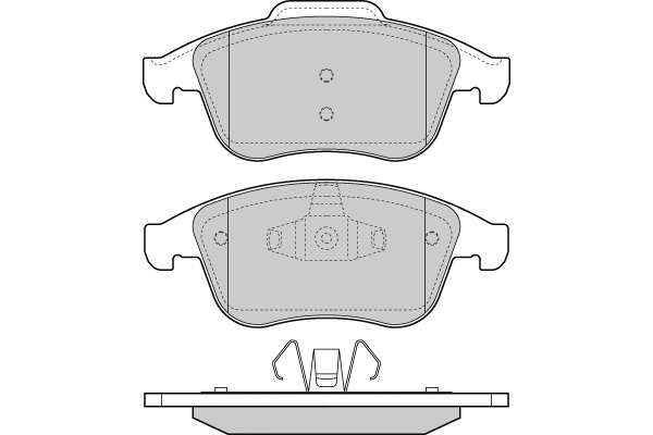 Brake Pad Set, disc brake (12-1430)