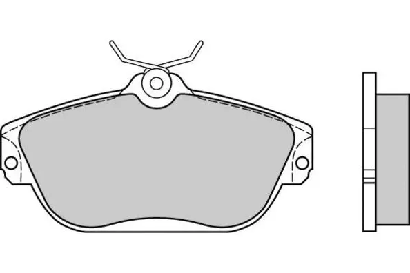 Brake Pad Set, disc brake (12-0582)