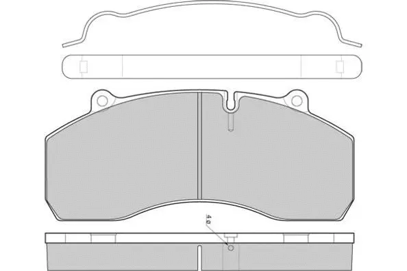 Brake Pad Set, disc brake (12-5309)