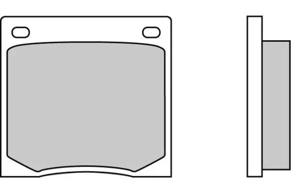 Brake Pad Set, disc brake (12-0070)