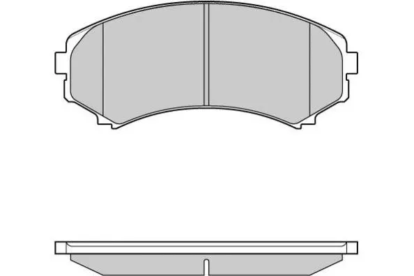 Brake Pad Set, disc brake (12-1001)
