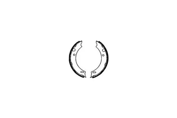 Brake Shoe Set, parking brake (09-0515)