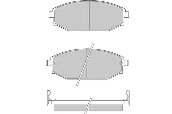 Brake Pad Set, disc brake (12-0871)