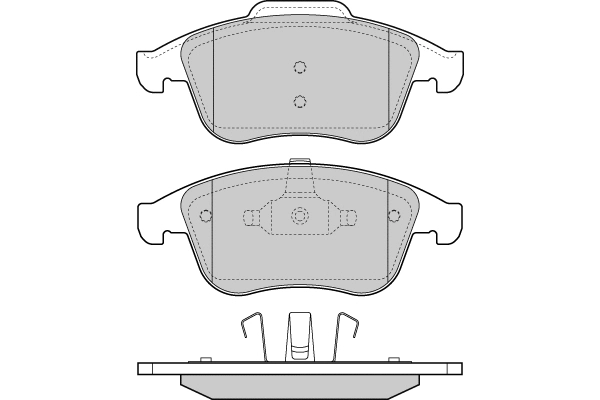 Brake Pad Set, disc brake (12-1431)