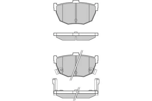 Brake Pad Set, disc brake (12-0967)