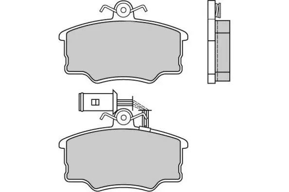 Brake Pad Set, disc brake (12-0376)