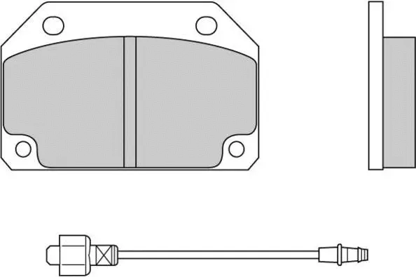 Brake Pad Set, disc brake (12-0154)