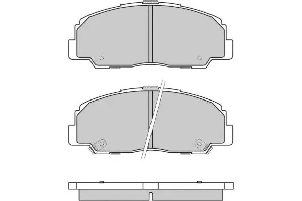 Brake Pad Set, disc brake (12-0639)