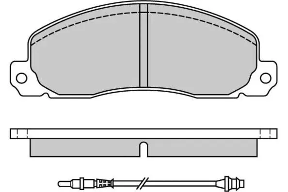 Brake Pad Set, disc brake (12-0312)