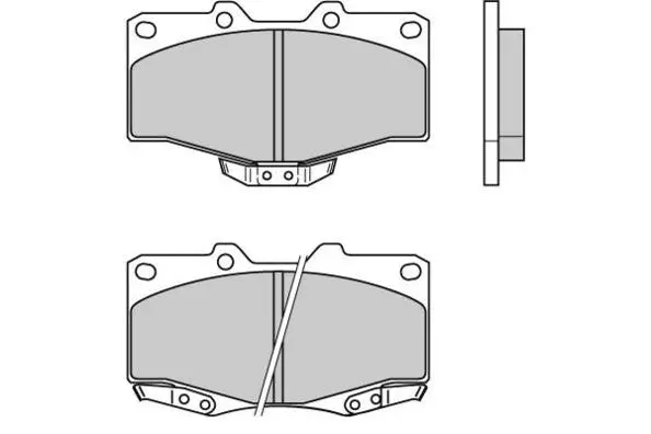 Brake Pad Set, disc brake (12-0463)