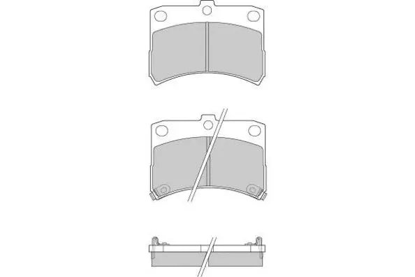 Brake Pad Set, disc brake (12-0929)
