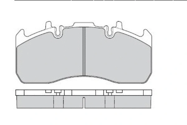 Brake Pad Set, disc brake (12-5324)