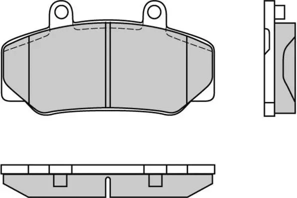 Brake Pad Set, disc brake (12-0386)