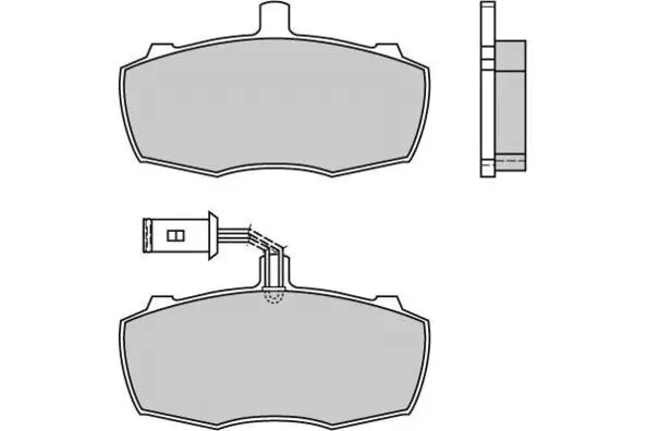 Brake Pad Set, disc brake (12-0384)