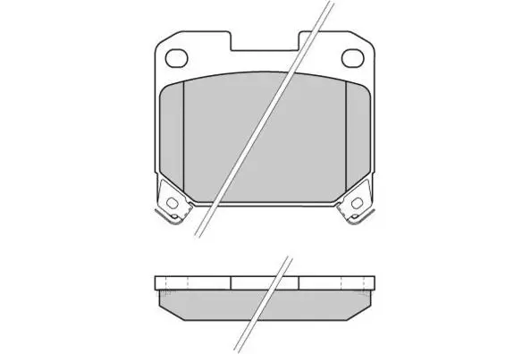 Brake Pad Set, disc brake (12-0741)