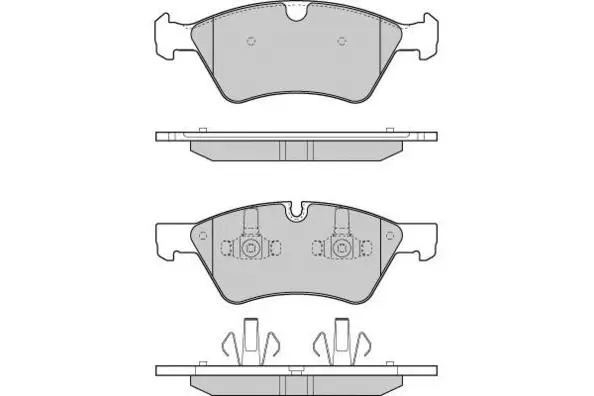 Brake Pad Set, disc brake (12-1279)