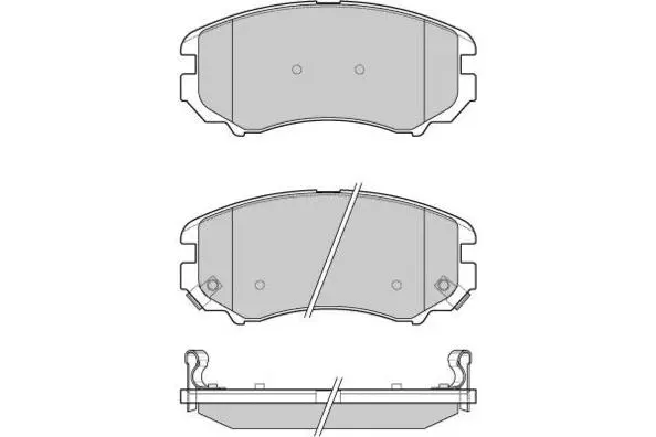 Brake Pad Set, disc brake (12-1146)