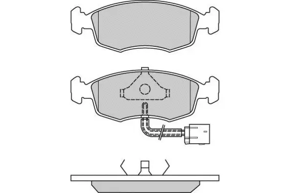 Brake Pad Set, disc brake (12-0583)
