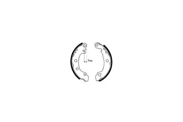 Brake Shoe Set (09-0393)