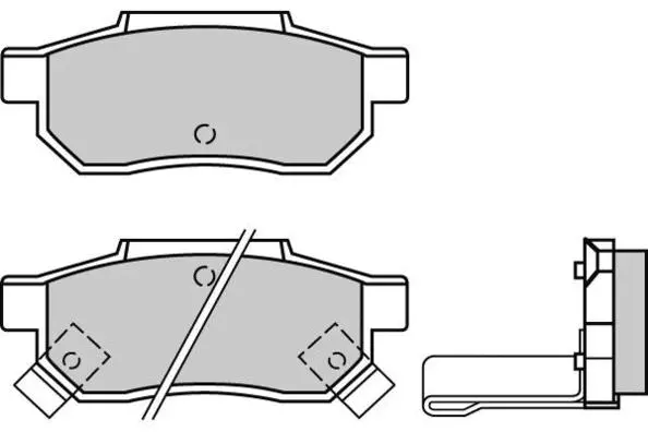 Brake Pad Set, disc brake (12-0530)
