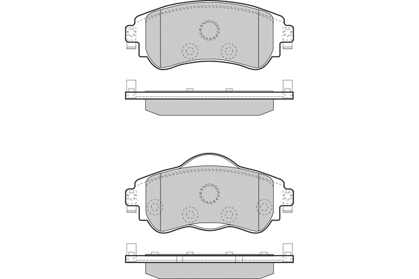 Brake Pad Set, disc brake (12-1491)