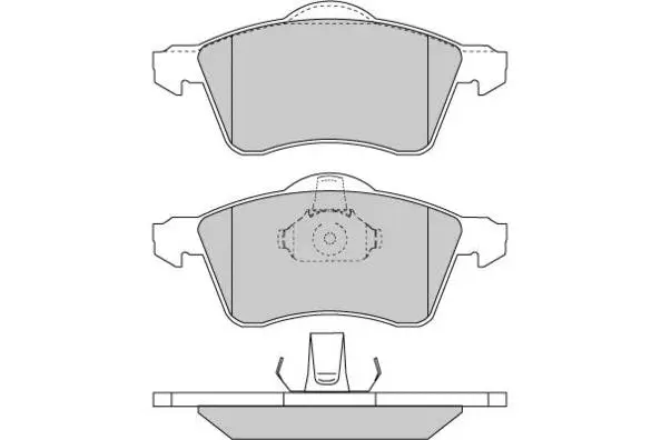 Brake Pad Set, disc brake (12-0723)
