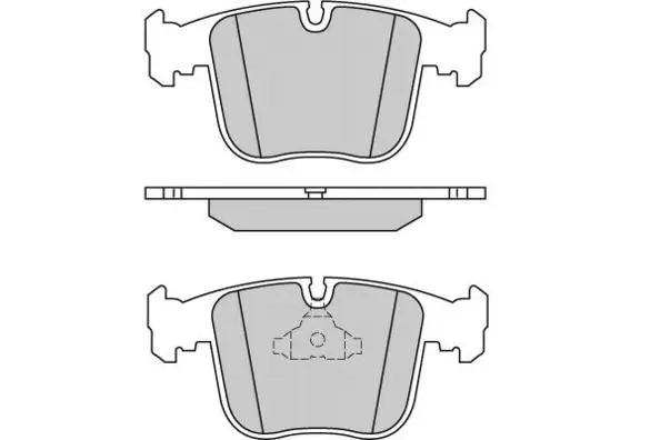 Brake Pad Set, disc brake (12-0651)
