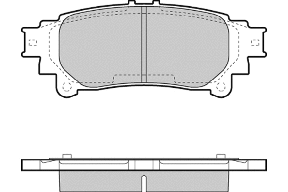 Brake Pad Set, disc brake (12-1482)