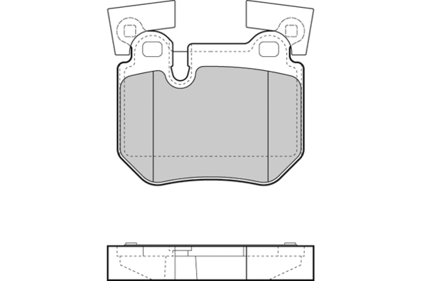 Brake Pad Set, disc brake (12-1473)