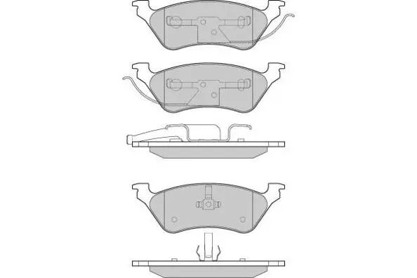 Brake Pad Set, disc brake (12-1220)