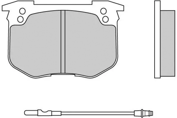 Brake Pad Set, disc brake (12-0159)
